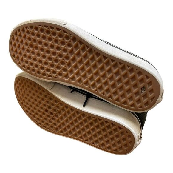 Vans Sk8-Hi Top Black Suede White Polka Dot Platform Sneakers Size 8 Skate Shoes - Picture 4 of 7